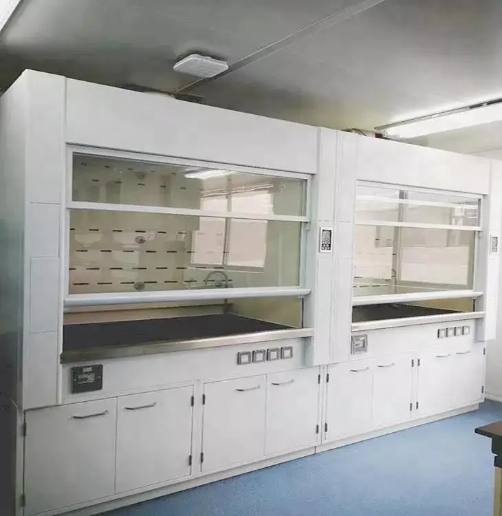 Laboratory furniture steel pp fume hood corrosion resistant durable fume hood