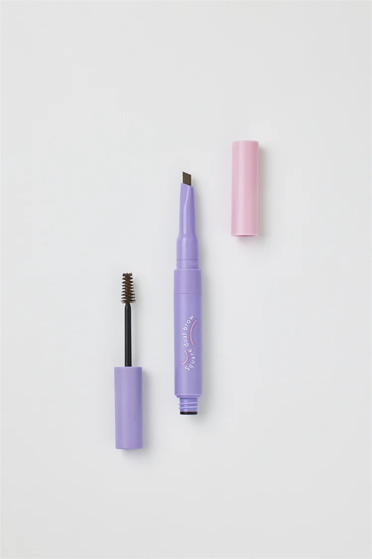 High End Design Precise Eyebrow Line And Natural Coloring lalaCHUU Square Dual Brow For Long Term Maintenance