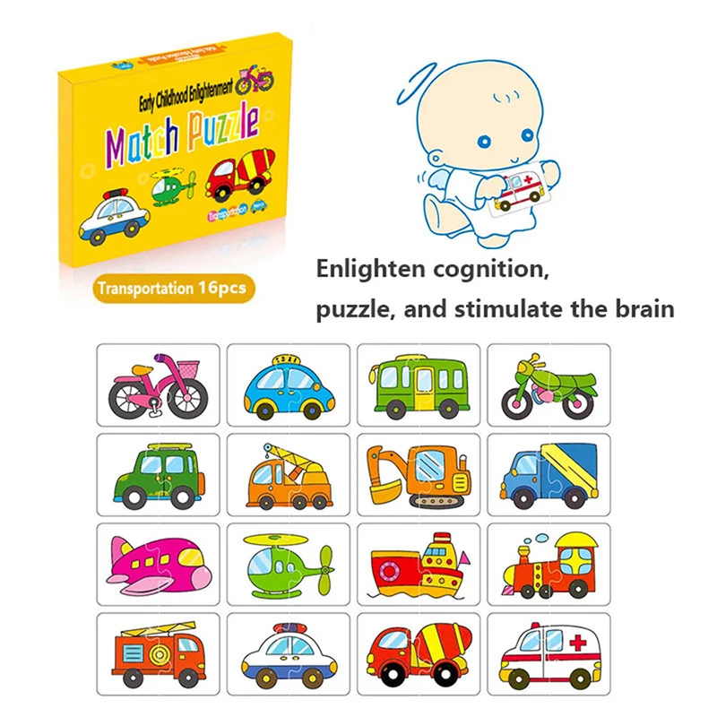 Монтессори игра-головоломка с животными