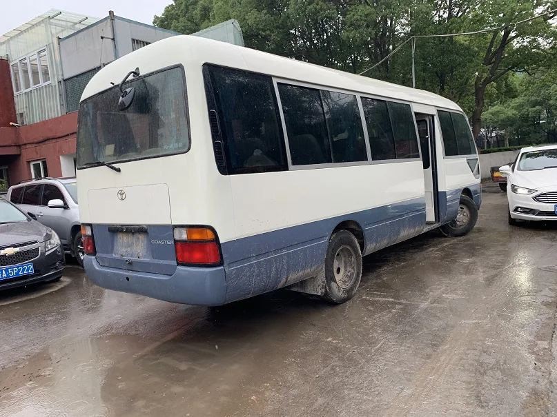 Горячая Распродажа toyot bus 2012 Б/у мини-автобус 23 сиденья для школы