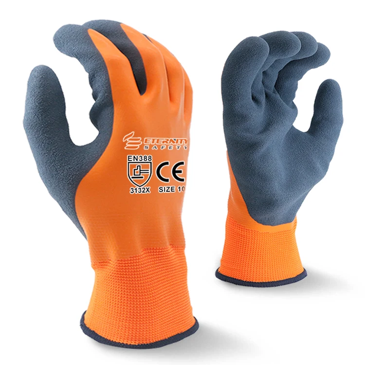 ENTE SAFETY High quality waterproof latex fully coated oil repellent safety work gloves car wash wonder grip