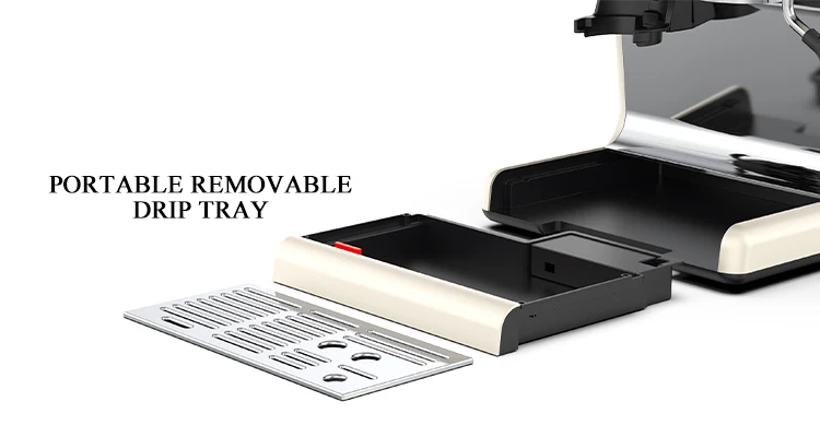 Office semi-Automatic Espresso Coffee Machine 20bar Pump commercial coffee maker for Grinding and Making Coffee