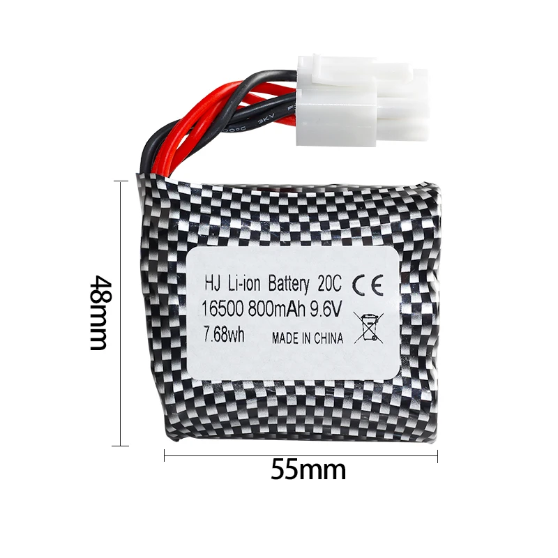 Factory 800mAh 9.6V rechargeable car toy model remote control lithium ion pack battery electric vehicle