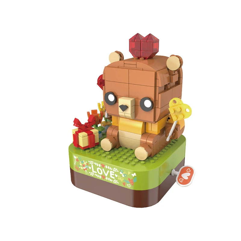 Christmas Tree Clockwork Spring High Quality Building Block Music Box