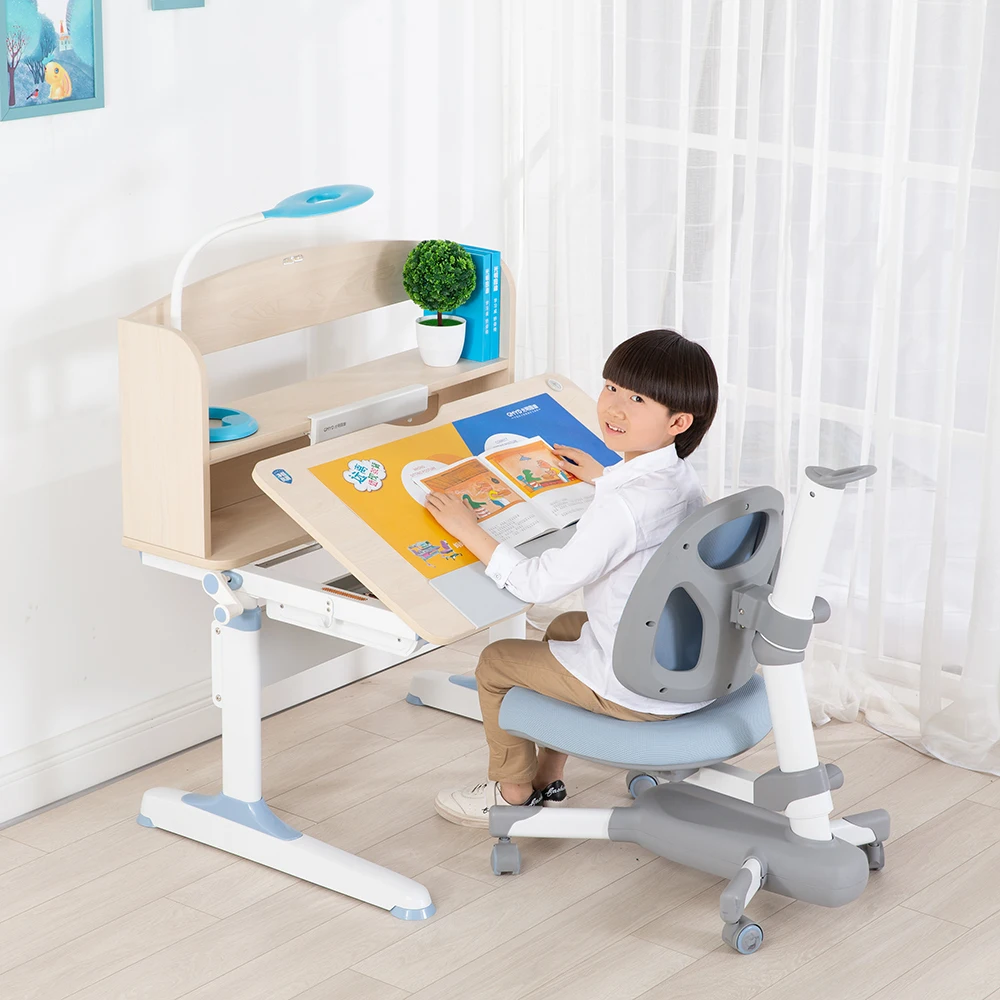 GMYD Wholesale Eco-friendly Height Adjustable Ergonomic Study Toddler Child Kids Table and Chair