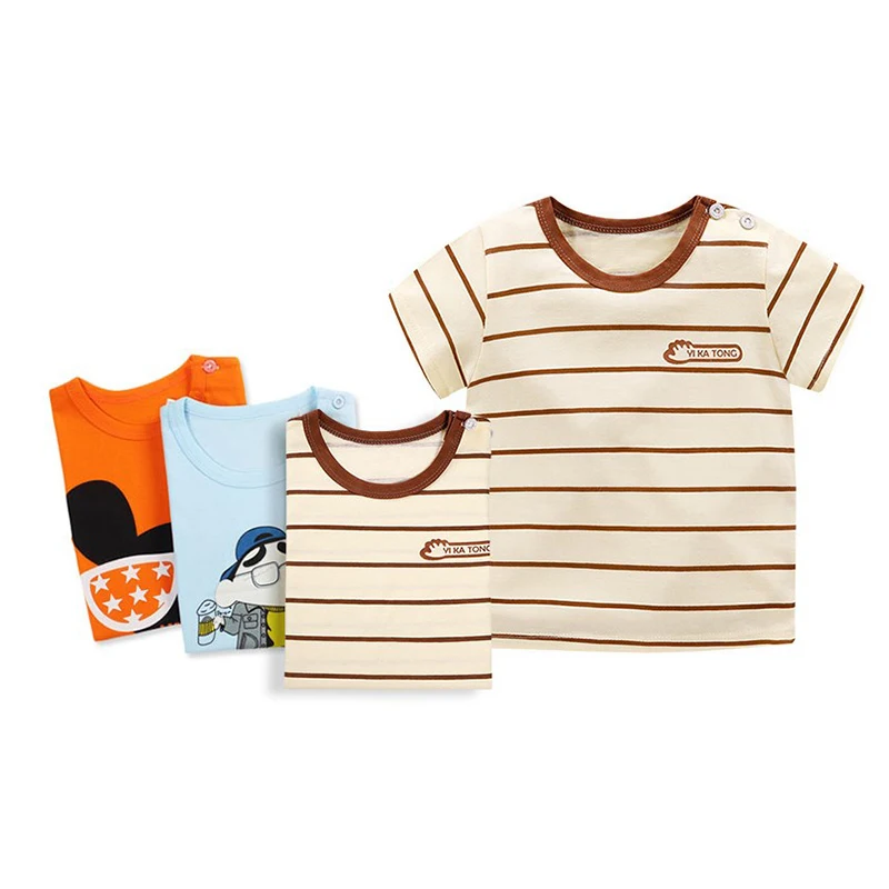 CTGYP летние хлопковые футболки для мальчиков и девочек 5 - 6 лет