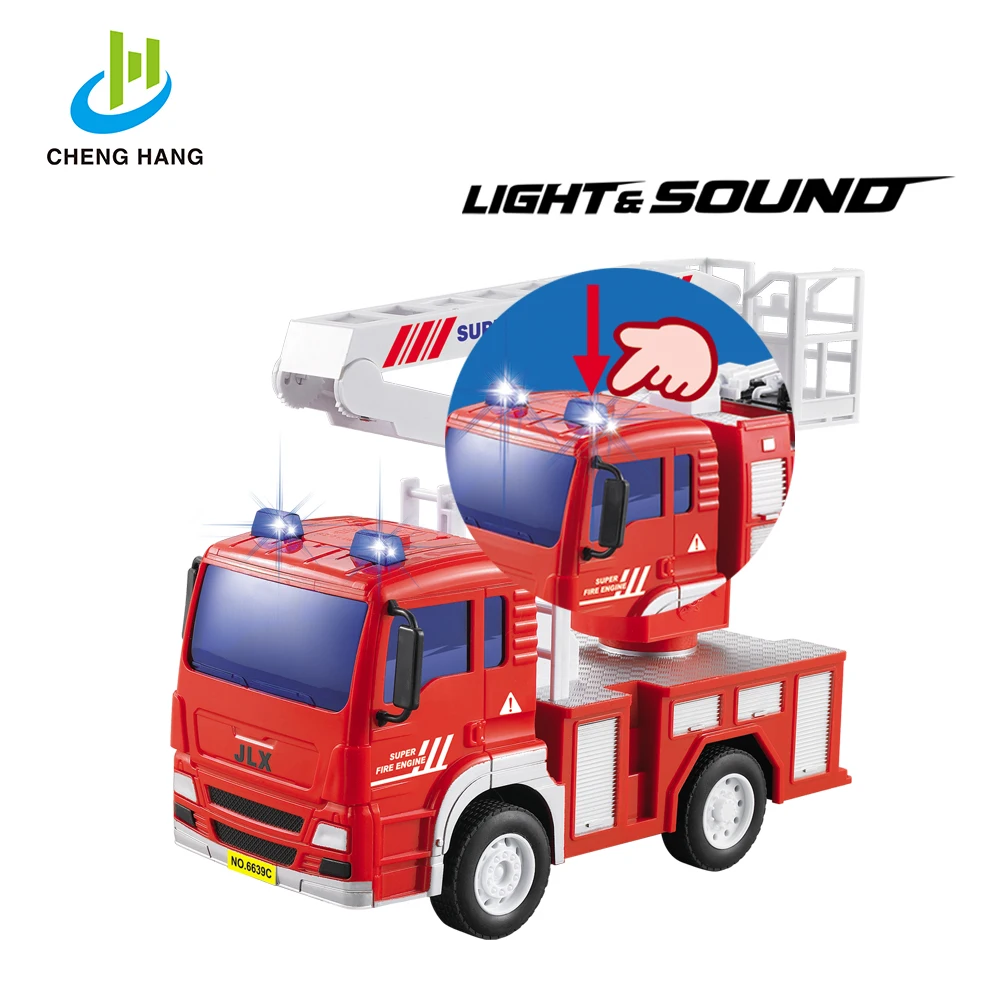 
Series of City rescue team / Fireman toy set rescue helicopter & fire truck with sound & friction power over 16 pcs 