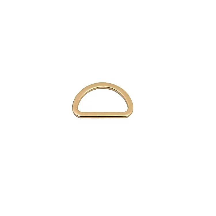 QIFENG China Manufacturer Hardware black metal d ring for Pet Collar or Backpack zinc alloy D ring for bag