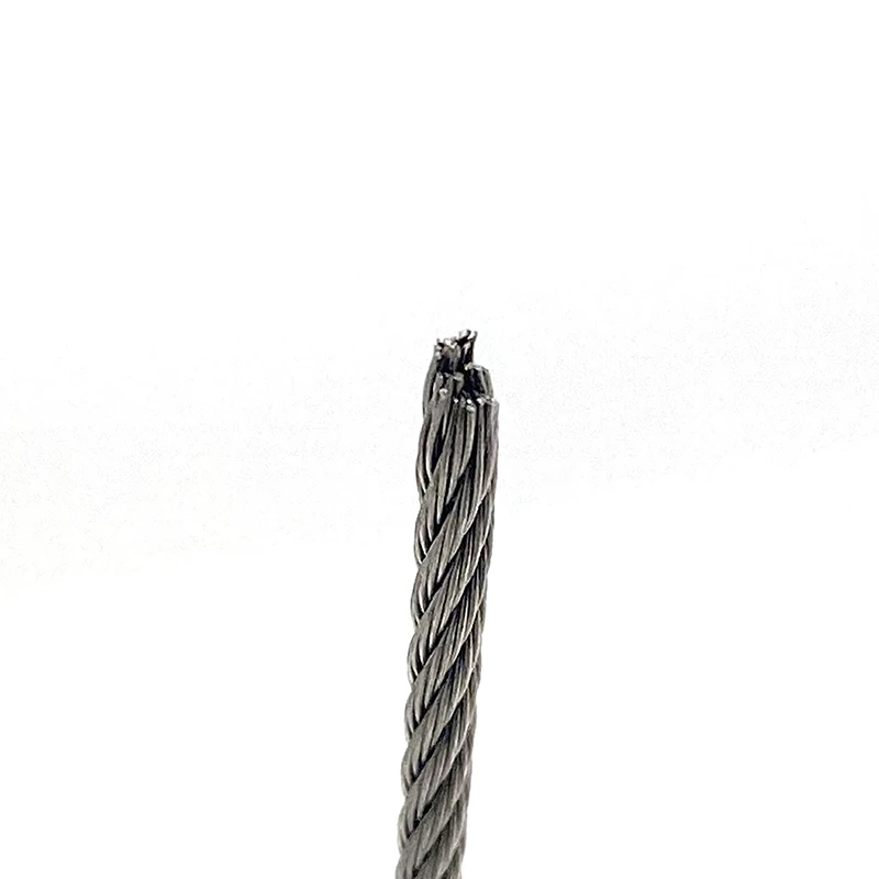 High Quality Stainless Steel 316 304 Wire Rope 1x19 7x7 7x19 Marine Grade Cable Lifting High Strength Wire Rope