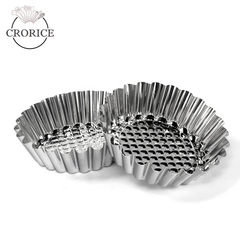 Формы для маффинов из нержавеющей стали, Формы для кексов «сделай сам» для яиц, овальные Формы для кексов, металлические формы для маффинов