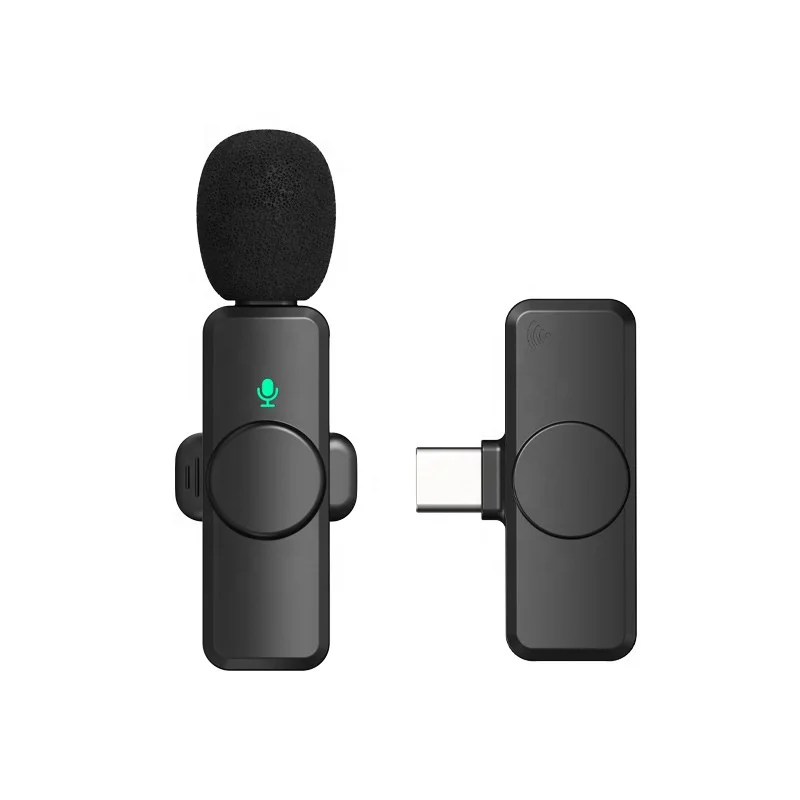 Bluetooths микрофон K9 беспроводной петличный подавления шумов на открытом воздухе прямая