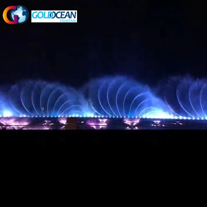 Free Design Multicolor Led Light Music Dancing Water Fountain