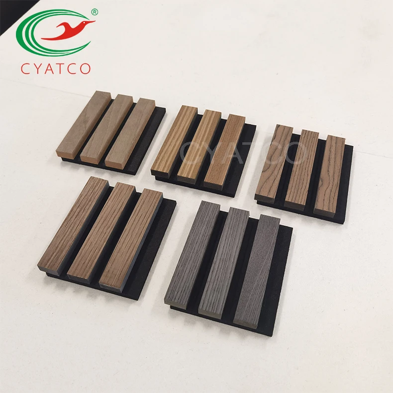 Custom Color Wall Decor Natural OAK Wood Slat Wall Panelling Woodupp Akupanels Acoustical Art Concepts Akupanel