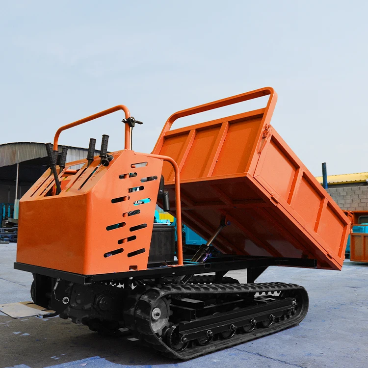 hot sale  High horsepower Orchard Dump Trucks mini crawler transport vehicle
