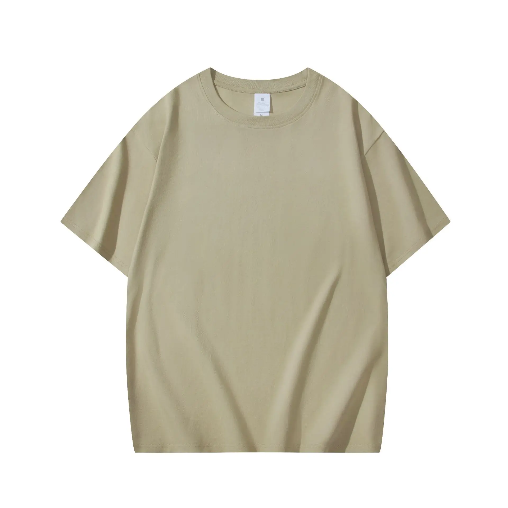 NADANBAO Custom 230g T-shirts Logo Pattern Heat Press Embroidery DTG Screen Printing High Quality Pure Cotton Unisex T-shirts