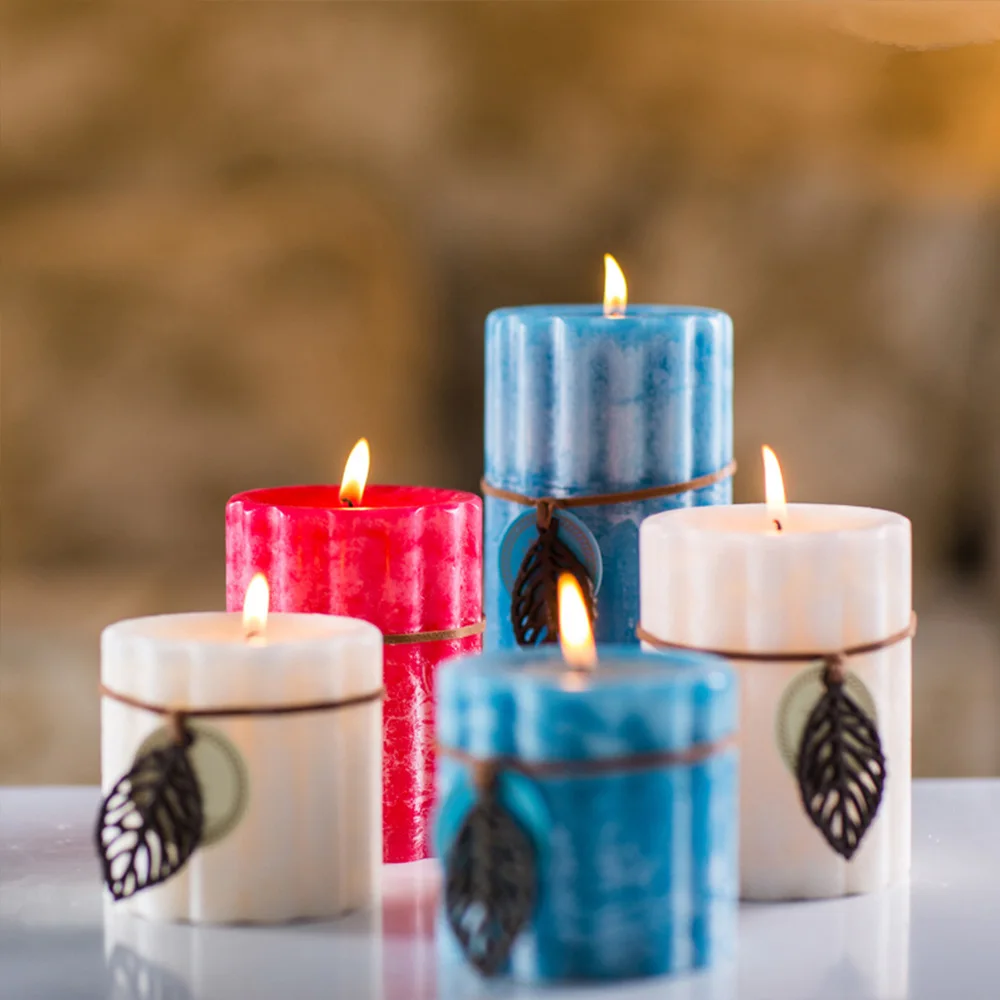 Organic Scented Aromatherapy Candlesdecorative Soy Wax Rose  Wholesale Mini Scented Candles Private Label Kits