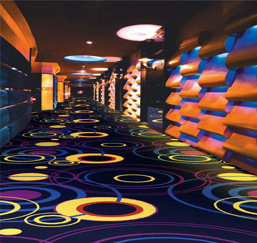 Cheap Price 100% Polypropylene Colorful Luxury Style Decorative Wall to Wall Printed Carpet Floor Carpet Roll