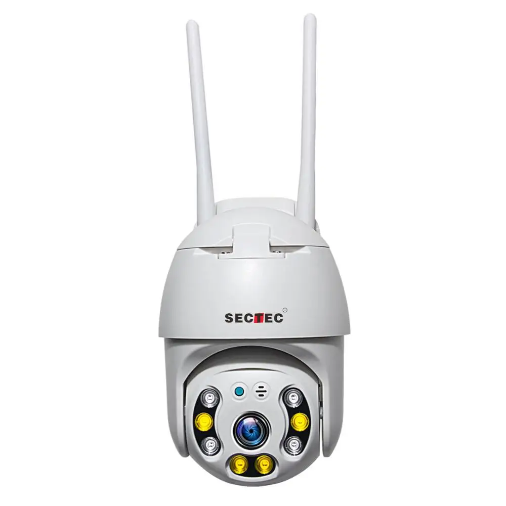  Наружная водонепроницаемая Wi-Fi камера безопасности Sectec HD 1080P беспроводная скоростная купольная IP PTZ-камера с автоматическим