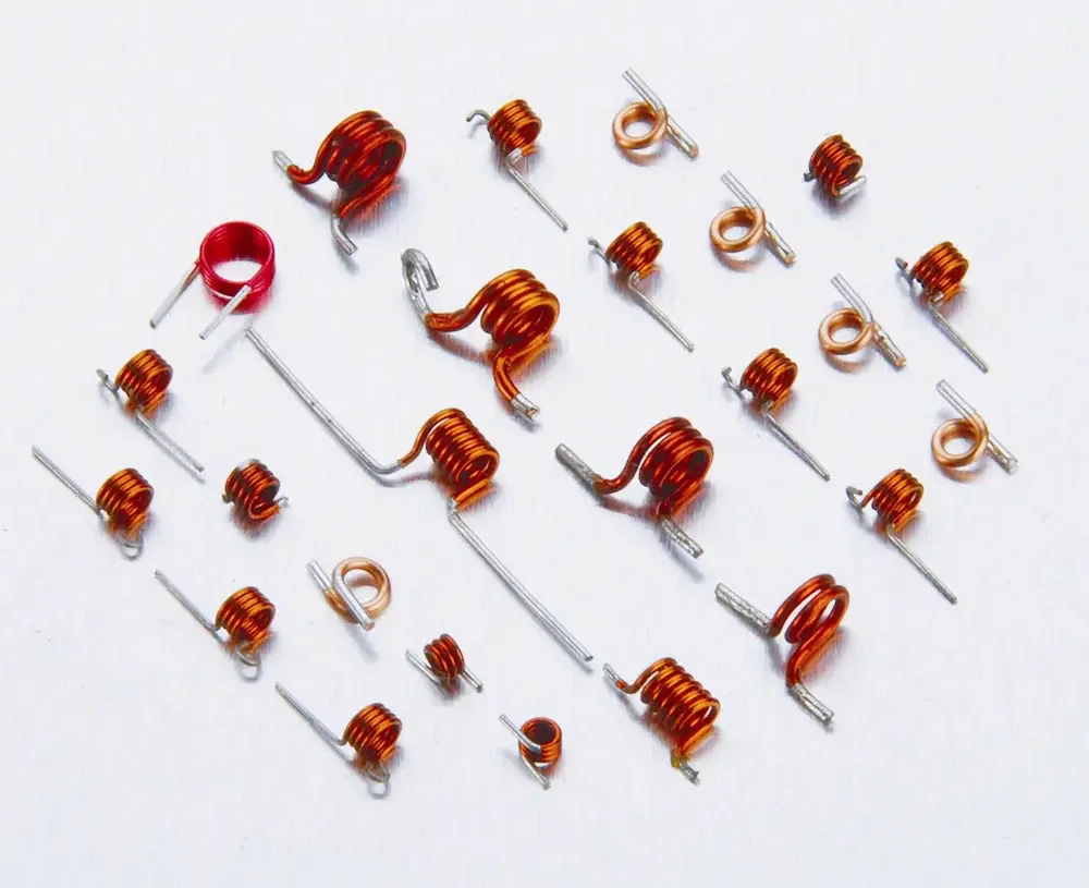 Factory electric magnetic enamelled copper air core inductor coil Smd RFID antenna coil