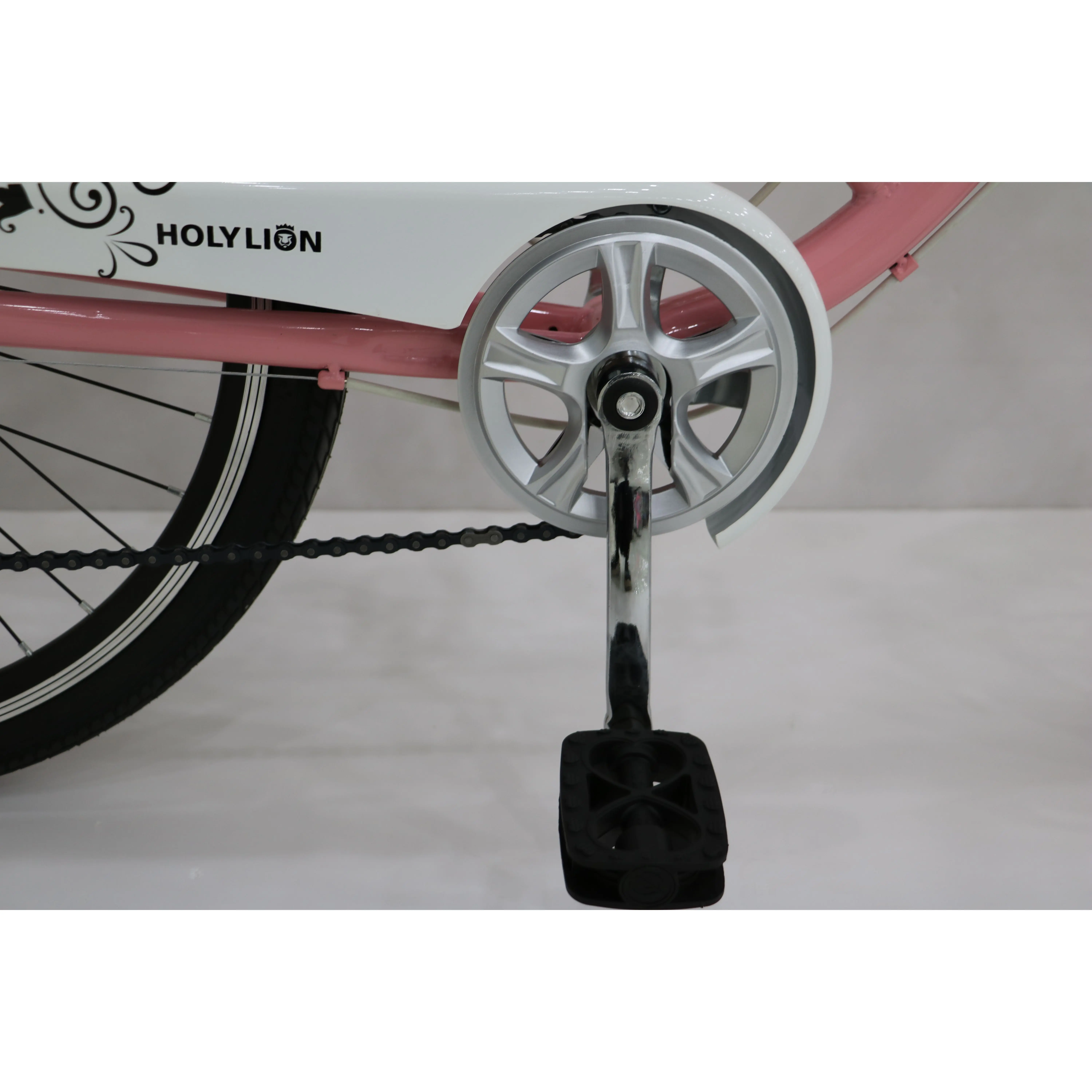 Wholesale 24-Inch Single Speed City Bike with Double V Brake Steel Frame and Aluminum Alloy Rim Popular Style for Adults