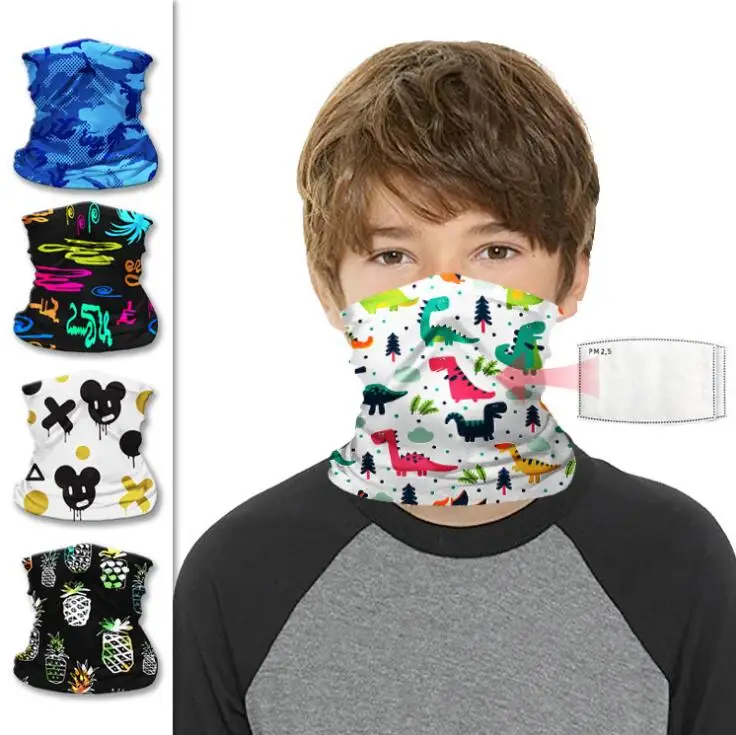 Гетры на шею для учащихся школы, детские гетры на шею, высококачественные пылезащитные Детские гетры на шею с фильтром
