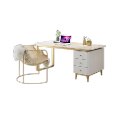 Nordic marble desk home study desk and chair combination simple office desktop computer desk