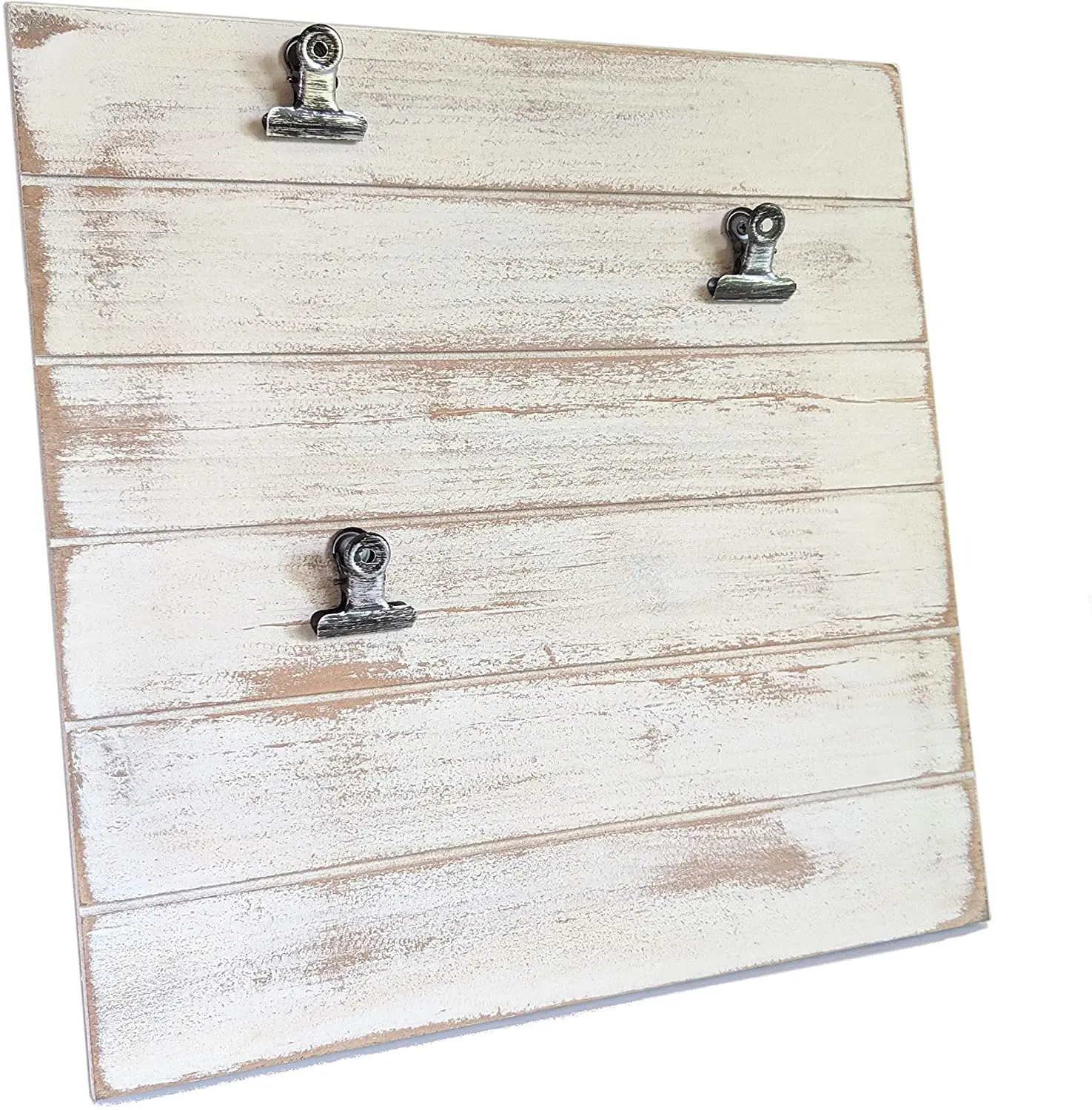 Рамка для фотографий Shiplap с зажимами для 3 фотографий