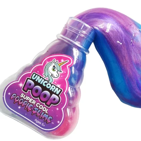 Non Sticky Galaxy Slime Rainbow Unicorn Slim Colorful Experimental Bottle Unicorn Poop Slime