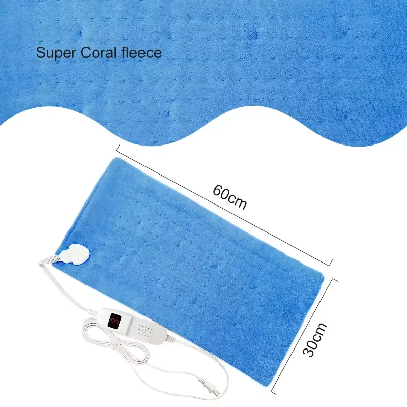 ETL approval heat pad therapy electric warm pad large electric heat pad for back pain