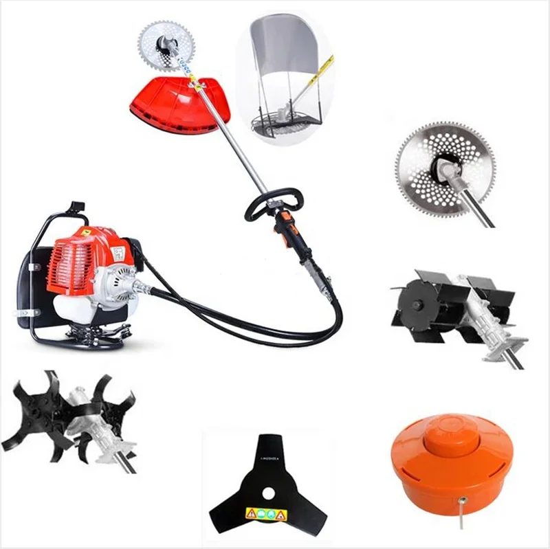 Gasoline Power Mini Farm Machinery Cultivator Tiller Weeder / Rotary Weeder / Hand Weeder