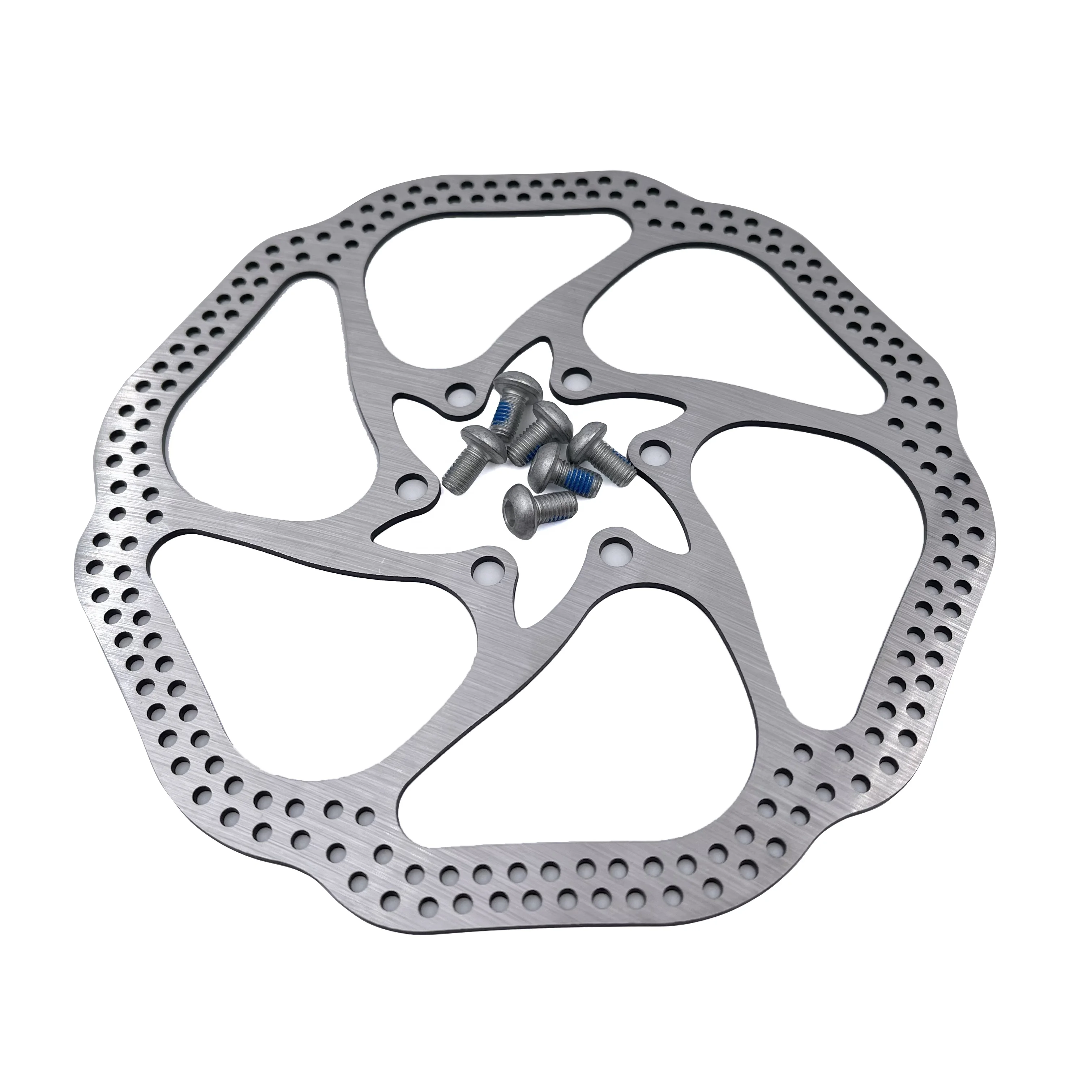 REYGEAK 160mm Bicycle Stainless Steel Disc Brake Rainproof Cycling Disc Brakes Kit Riding Brake Pad Accessories