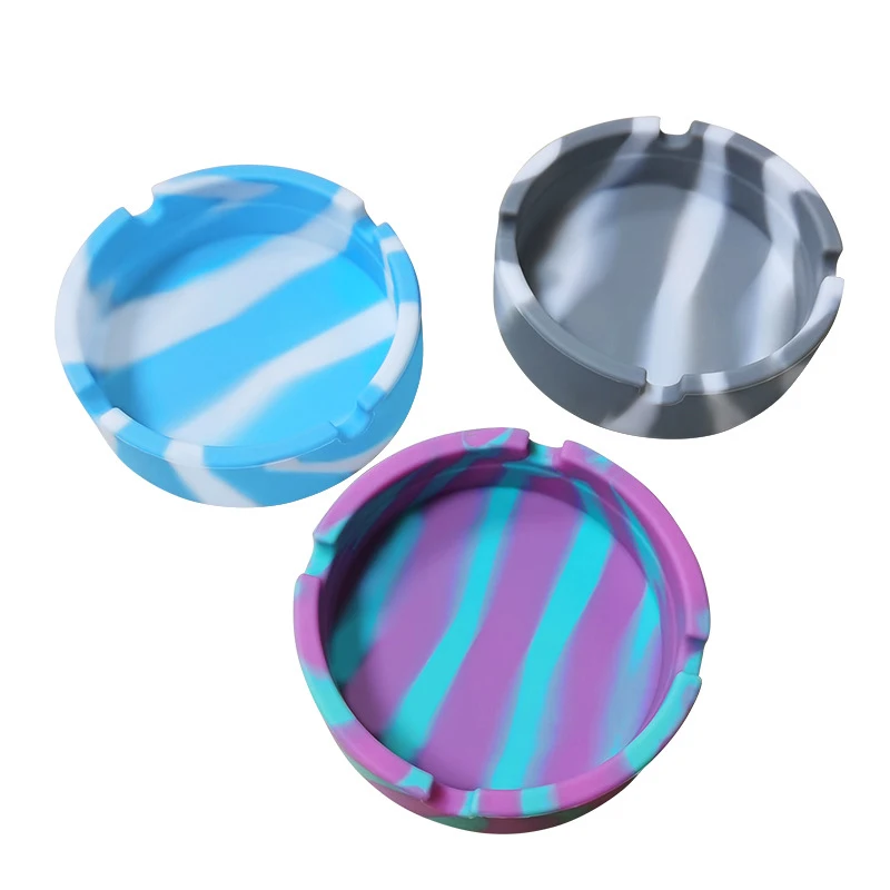  Silicone non-slip fashion ashtray high temperature drop resistance smoking