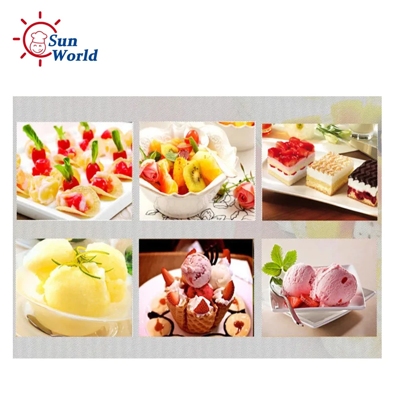 Ice Cream Machine 10 12 14 Pans Ice Cream Horizontal Freezer Air Cooling Ice Cream Display Freezer Showcase