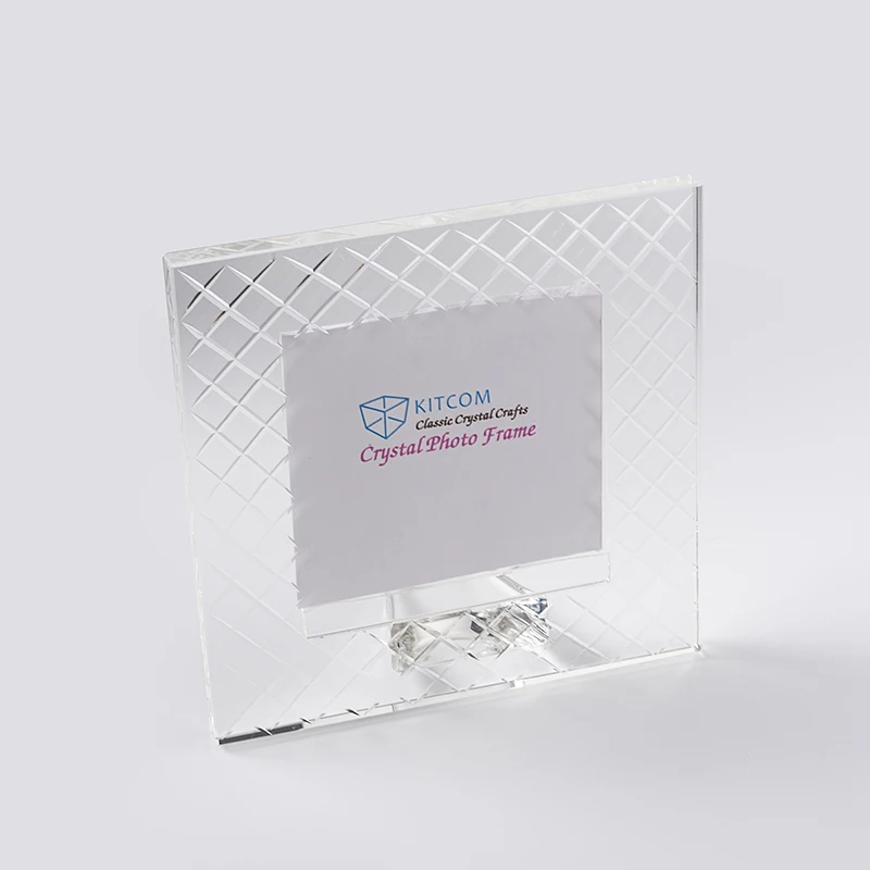 Modern Design Crystal Photo Frame Picture Frame For Family Office Table Decorations
