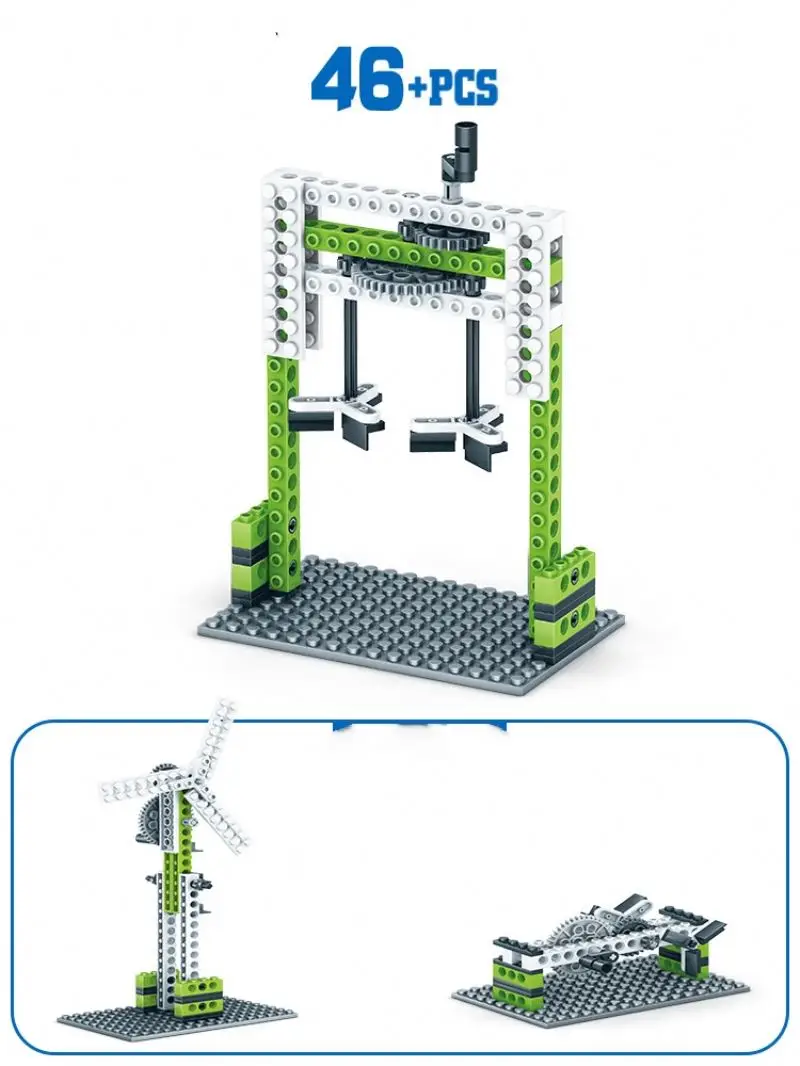 Engineering Kits engineering machinery 4-in-1 set  science and education plastic toy Creative Building Blocks Toys