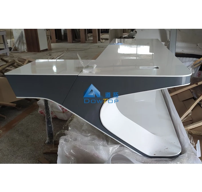 modern white wood office desk home office desk boss office desk