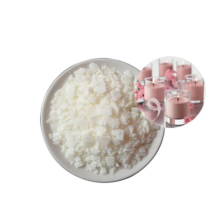 Wholesale 100% Natural Alternative to 444 Soy Wax Flakes for Diy Container Scented Candle Making 25kg/bag Premium Soy Wax Bulk