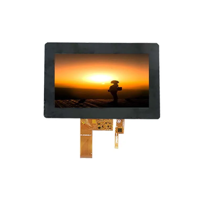 OEM 800*480 Высокое качество 250 нит емкостный сенсорный экран панель 7 дюймов hd ЖК-дисплей на основе тонкоплёночной технологии модуль