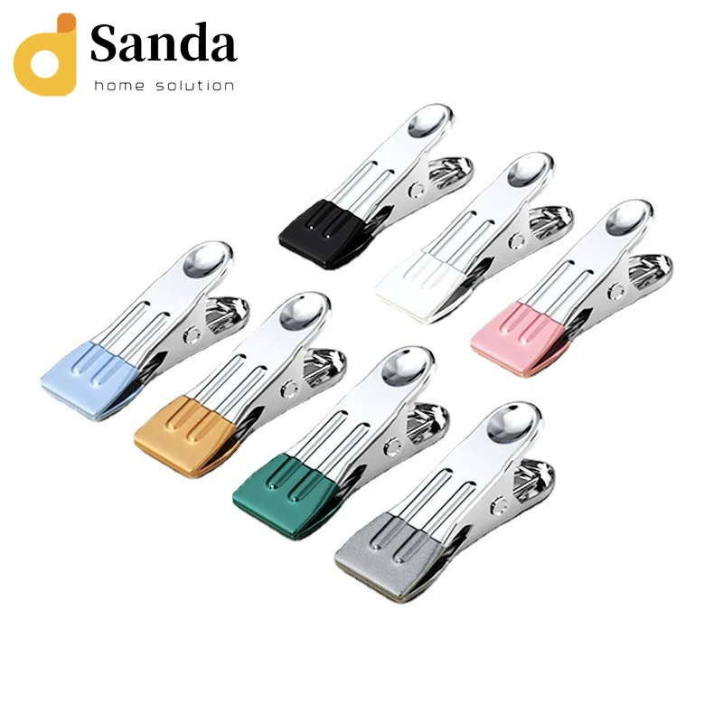 Hot Sell Multifunctional simplem Metal Power clothespin Single Clip Hangers for Dry socks, clothes and hats Sundries