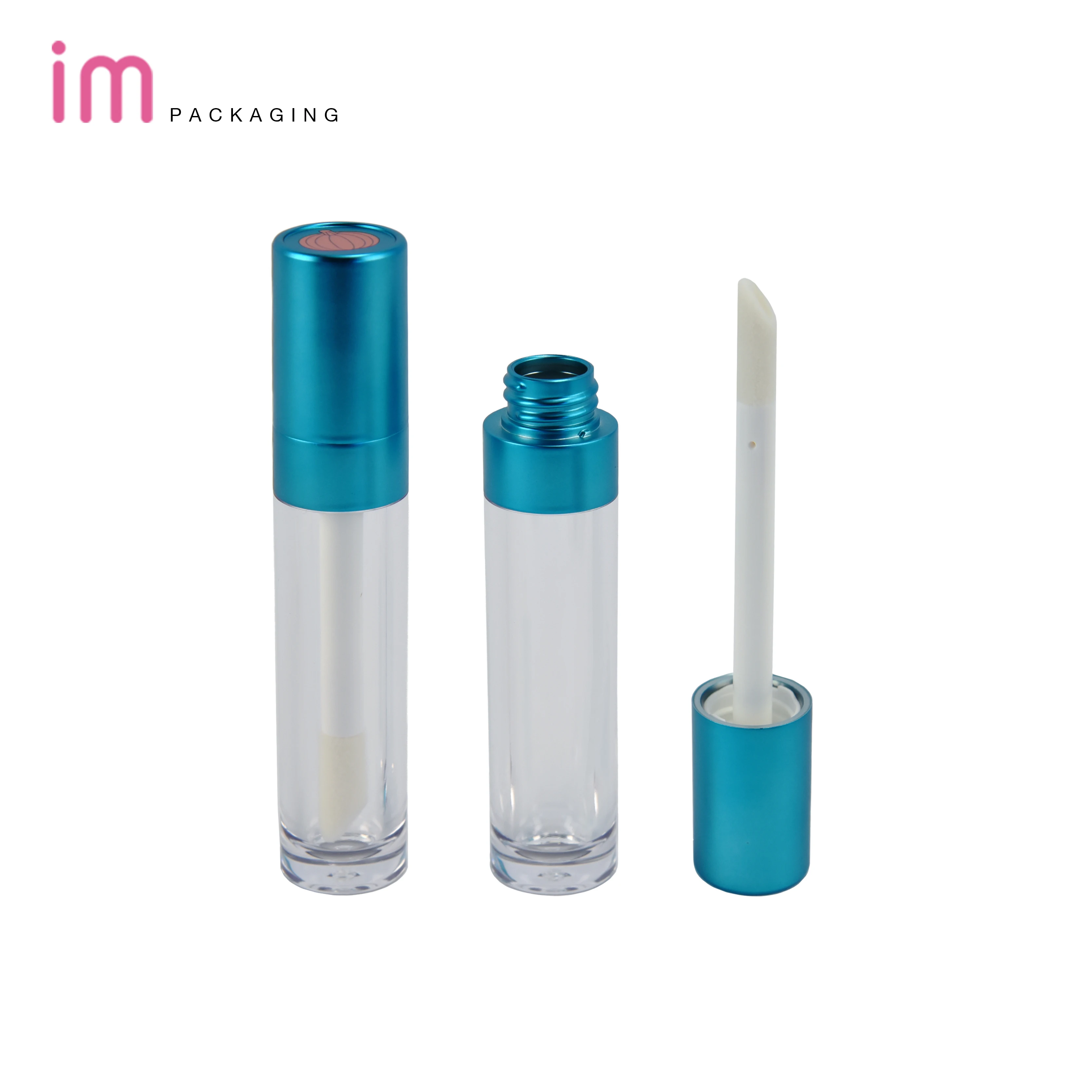2023 new packaging liquid concealer tube 8ml lip gloss tube with big brush applicator