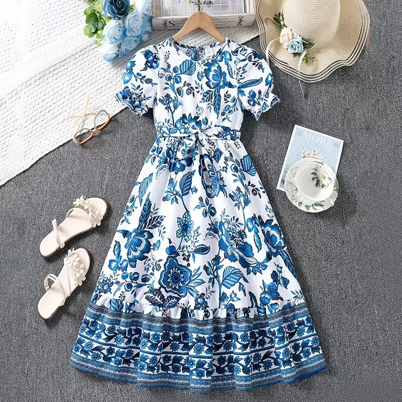 Trending Summer 6 8 10 12 Year Old Party Ball Gown Big Teen Clothes Teenage Girls Clothing Children Dress Kids Dresses for Girls