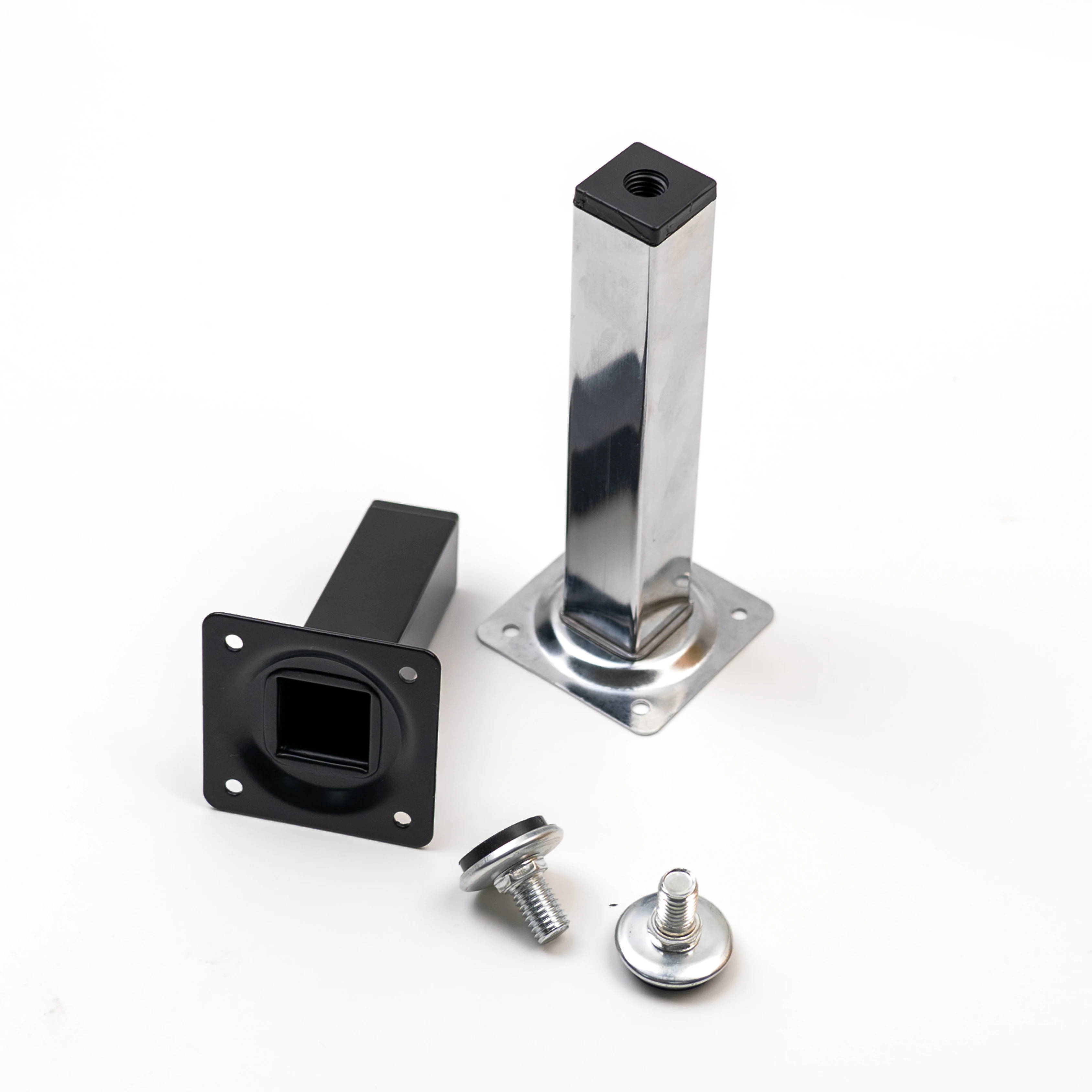 Stainless Steel Furniture Legs 4 Inches Kitchen Adjustable Feet Cabinet Legs Desk Table  Sofa Legs