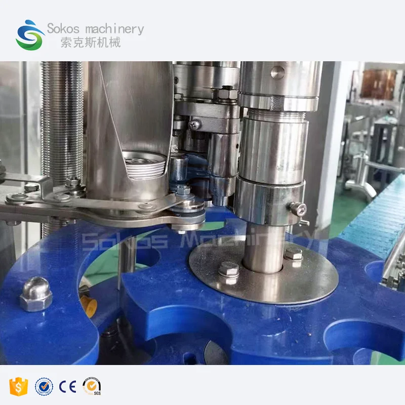  Автоматическая машина для розлива жестяных банок газированных