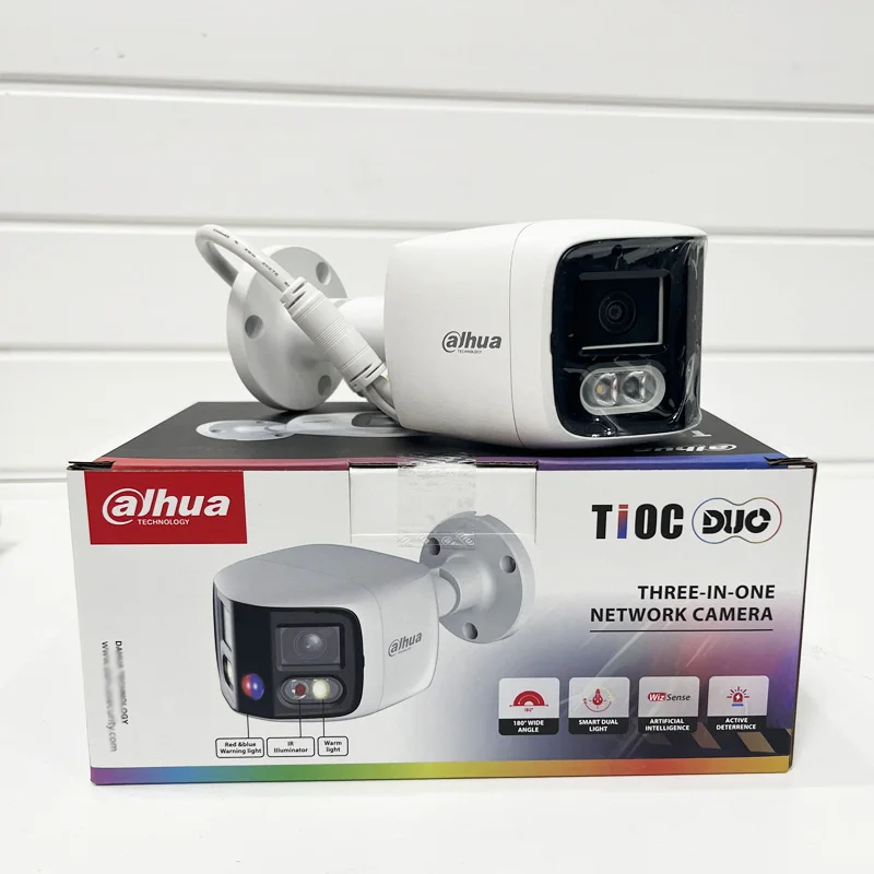 Dahua Full Color Night Vision 8mp 4k 4mp Face Detection Face Recognition Dome Bullet Ip Network Camera Outdoor With P2P Audio