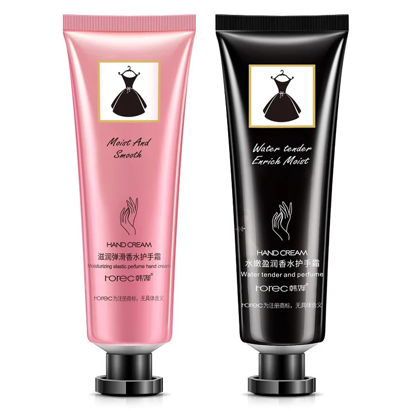 OEM ROREC private label red black whitening nourishing herbal vegan oil control hand cream lotion