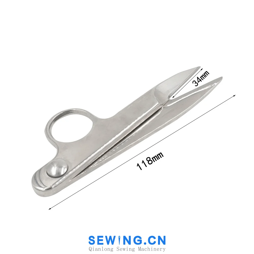 Все стальные ножницы для ниток, вышивка крестиком, V-образная Бытовая портная пряжа, ножницы для рыбалки