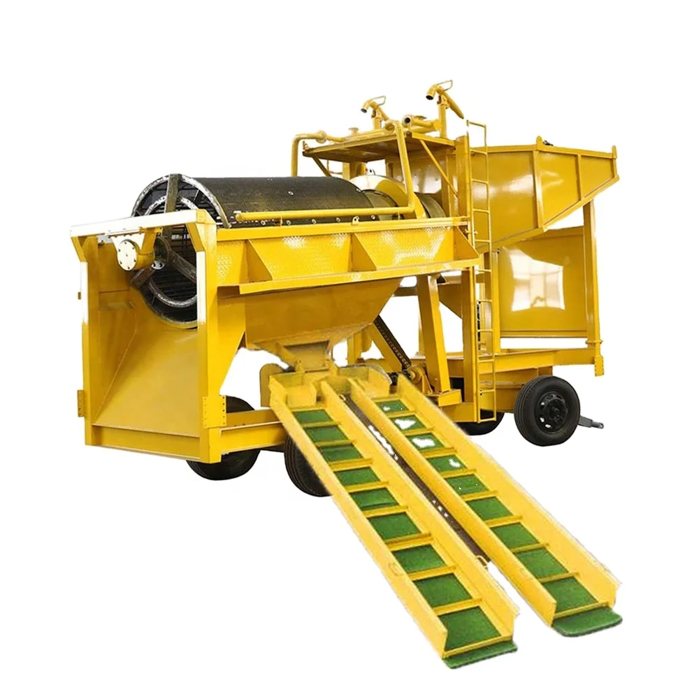 Alluvial Gold Washing Machine Small and Big Scale alluvial mining equipment