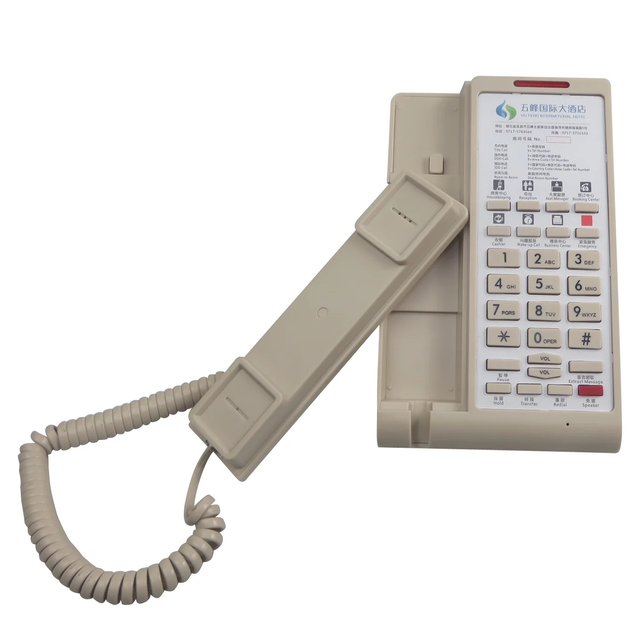 Hot selling hotel room telephone corded phone