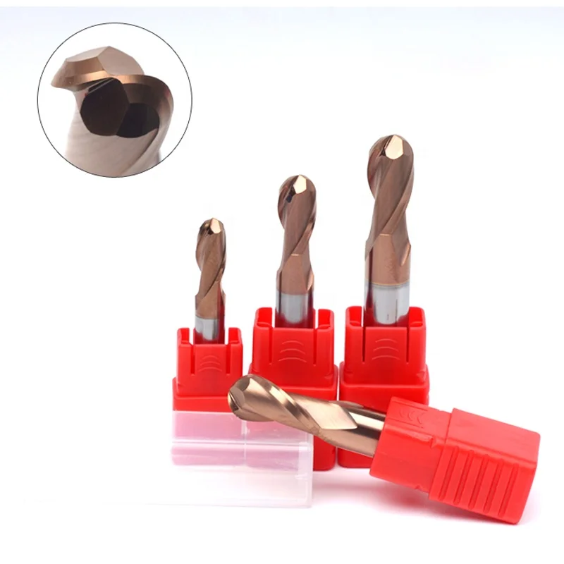 Ball Nose Endmill Carbide End Mill Cutters CNC Lathe Tools Cutting Tools HRC65