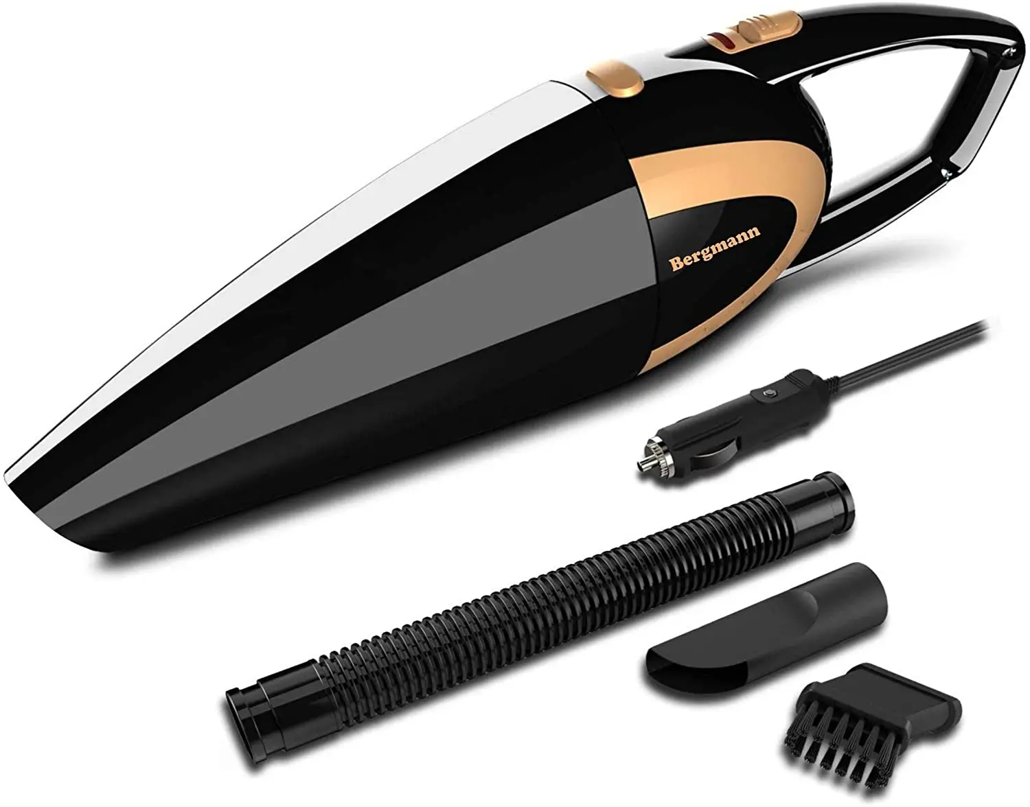  DWIN V04 5000PA 4.5M 18Month Cord 100% Copper Motor Car Vacuum Cleaner with Stainless Steel HEPA